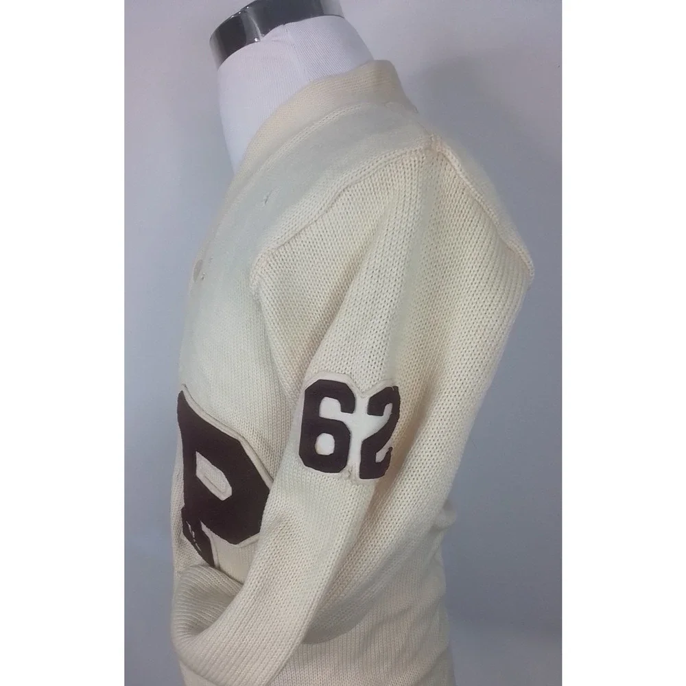 Rare Vintage 1962 Biggs Sporting Goods Big 5 Conference Champs Cardigan #J2533
